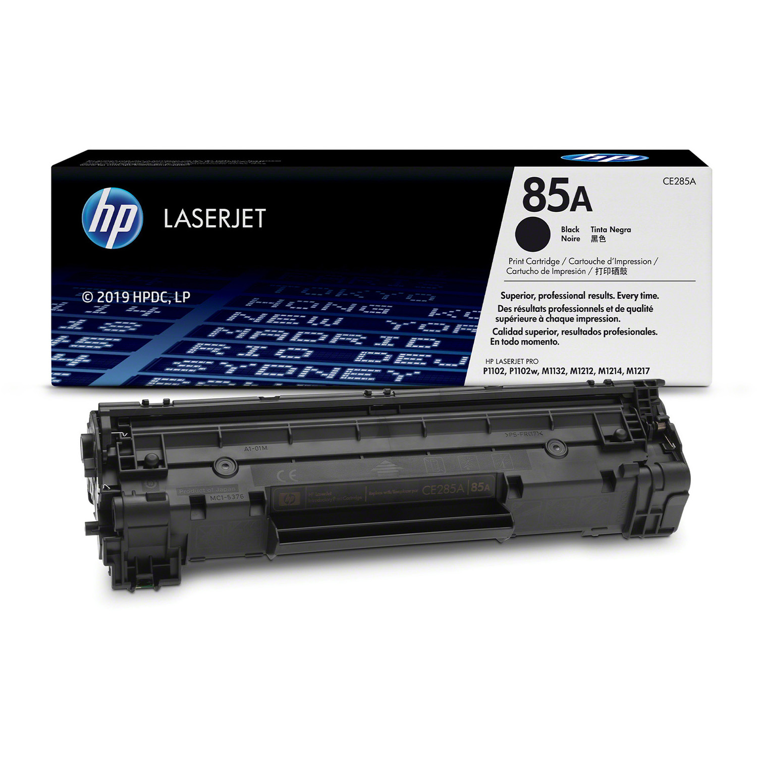 hp-85a-cartridge-box-large HP 85A (CE285A) Original Black LaserJet Toner Cartridge - Image 1